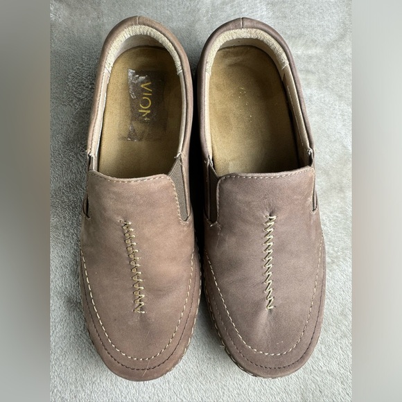 Vionic Women’s Shoes Size 5 Orthaheel ADDISON Loafers Women Brown Leather - Picture 3 of 9
